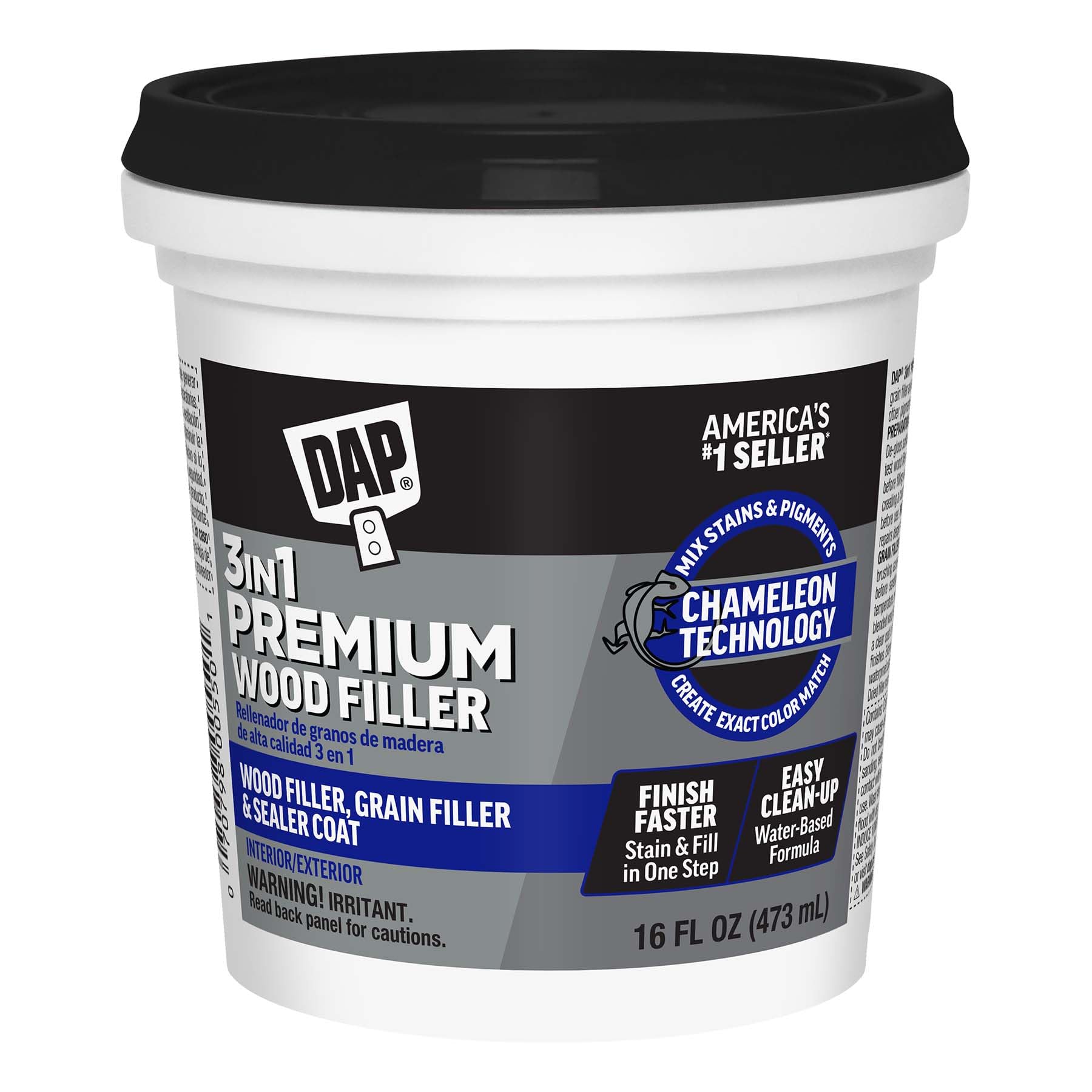 Photo 1 of DAP Products Premium Wood Filler, White 16 FL OZ