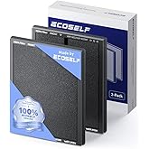 ECOSELF Genuine Air Purifier Replacement Filter for HAP602/ HAP602WF Air Purifier, 3-Stage Filter Repacement for High-Efficient Filtration (2 Pack)