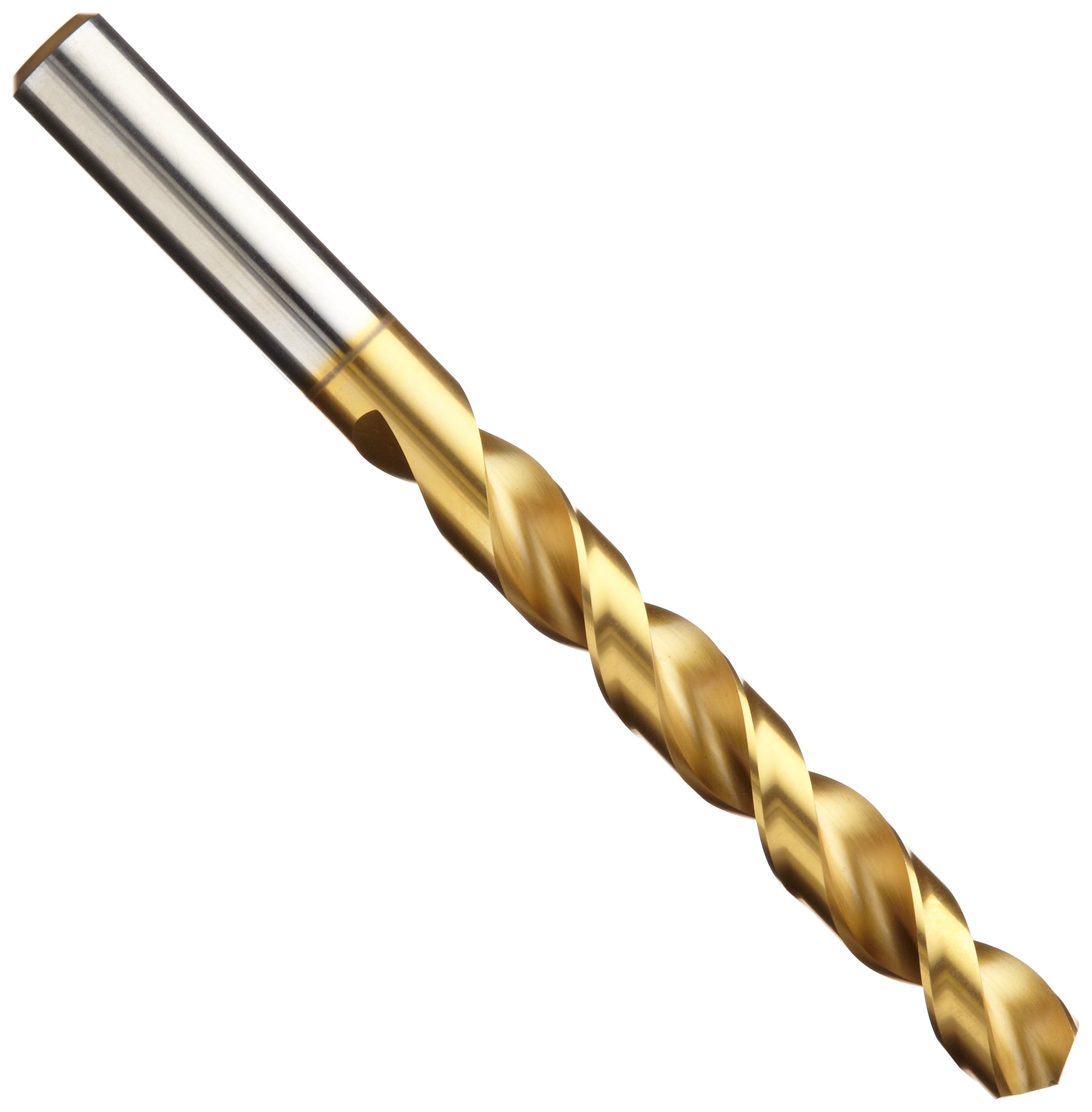 Dormer A510 HSS High Speed Steel Tin Coated ADX Jobber Drill Bit with 130 Degree Thinned Point, Diameter 17/64-inch, Single Pack