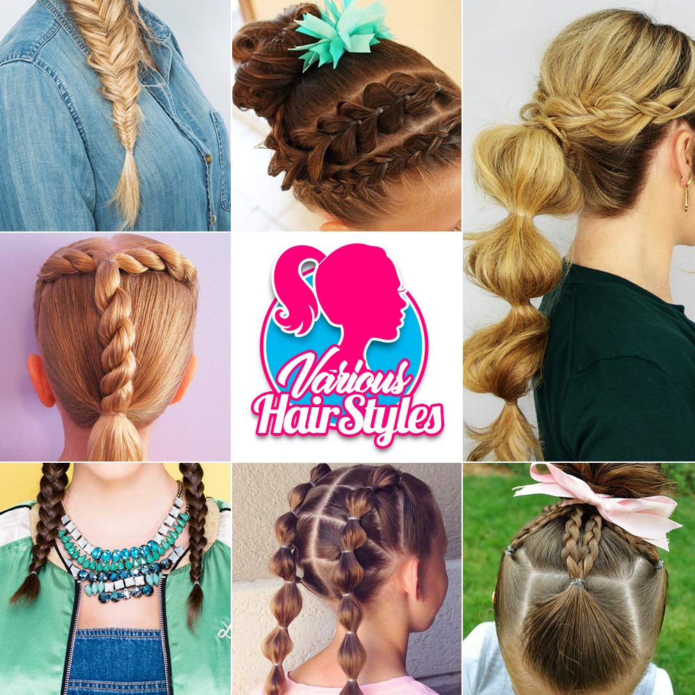 Clear Elastic Hair Bands, Teenitor 2000pcs Mini Hair Rubber Bands with a Box, Soft Hair Elastics Ties Bands 2mm in Width and 30mm in Length : Beauty