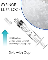 5ml Luer Lock Syringe without Needle - 5cc Plastic