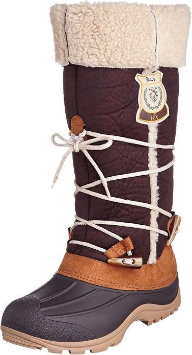 Amazon キンバーテックス スノーブーツ レディース Metz Brown 39 24 5cm ブーツ ブーティ