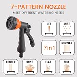 Giraffe Tools Retractable Wall Mounted Hose Reel 35m 180° Pivot 7 Spray Nozzle view 6