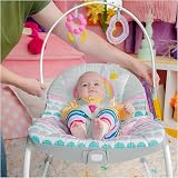 Bright Starts Rosy Rainbow Rocking Seat with Vibration Newborn to Toddlers view 5