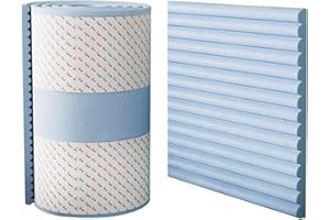 Crib Padding for Sides, 8x79 Soft High Elasticity Thickened PVC Padded Wall Panels, Anti Collision Foam Pads for Wall Table C