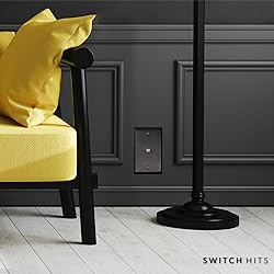 Switch Hits Satin Nickel Black Outlet Wall Plate