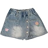 Peacolate 2-10Y Little&Big Girls Denim Summer Shorts Teens Elastic Short Jeans