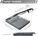 JIELISI Heavy Duty Guillotine Paper Cutter 12 Inch 30 Sheets A4 view 2