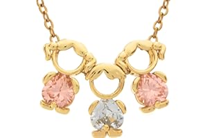 Tutti Joyería Artesanal | Collar Personalizado con hijos con zirconia en forma de Corazon - Hija - Hijo - Hija y Hijo - 2 Hijas - 2 Hijos - 2 Hijas y 1 Hijo - 2 Hijos y 1 Hija - 3 Hijas - 3 Hijos - 4 Hijas - 4 Hijos - Acero Inoxidable