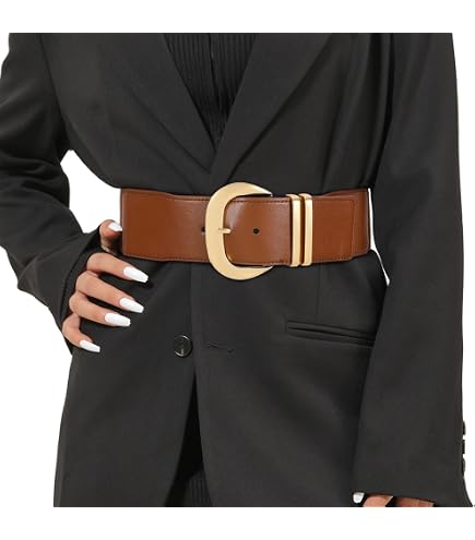 3782 3 Pack Suede Womens Elastic Wide Belts For Dresses Fashion Women Wide Elastic Waist Belt for Dresses Fashion Thick  main image 3