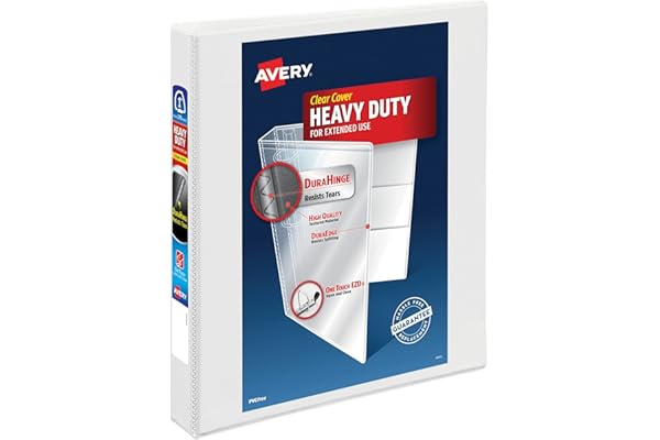 Avery Heavy-Duty View 3 Ring Binder, 1