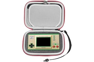 RLSOCO Hard Case for Nintendo Game & Watch: Super Mario Bros/The Legend of Zelda (Red Zipper - Carrying Case 1PC Only)