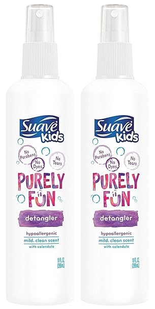 Amazon Com Suave Kids Detangler Purely Fun 10 Ounce Pack Of 2