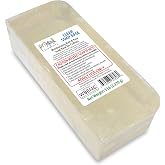 Primal Elements Clear Soap Base - Moisturizing Melt and Pour Glycerin Soap Base for Crafting and Soap Making, Easy to Cut, Unscented - 5 Pound