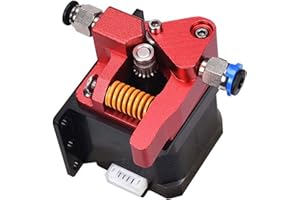 Upgrade Dual Gear Extruder, Dual Driver Stock Feeder All Metal 1.75MM Filament MK8 Extruder Kit for Ender 3/Ender3 V2/Ender 3