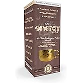 Perk Energy Original Dark Chocolate Salted Carmel Pretzel Flavored Drink Powder (10 Servings Stickpack) - Gluten-Free, Peanut-Free, Soy-Free