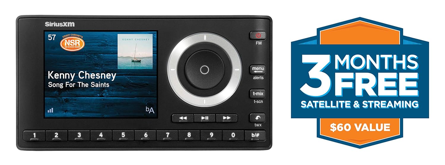 Amazon.com: SiriusXM SXPL1V1 Onyx Plus Satellite Radio with Vehicle Kit  with Free 3 Months Satellite and Streaming Service: Car Electronics