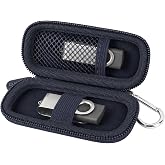 USB Flash Drive Case, SD Card/Thumb Drive/Memory Cards Holder, Bag Only | SDXC/SDHC Storage, Electronic Accessories Organizer for SanDisk / for Samsung, for Students/IT/Office/School/Travel, Royal
