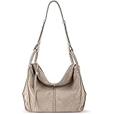 The Sak Los Feliz Hobo Purse - Premium Large Leather Women's Handbag for Everyday & Travel - Durable Purse With Zipper Pocket