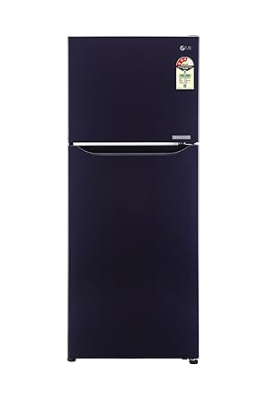 LG 260 L 3 Star Frost Free Double Door Refrigerator(GL-C292SCPU.DCPZEBN, Dark Purple, Inverter Compressor)