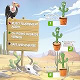 ARIEL-GXR Dancing Cactus Plush Toy Singing Talking Interactive Safe USB Charging view 6