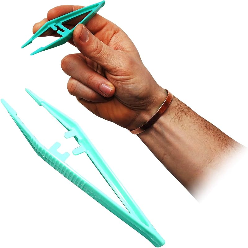 Qualicare 12.5 cm Foreign Body First Aid Tweezers 10 Pack