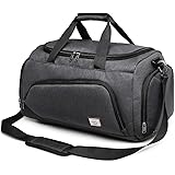 WindTook Sports Duffel Travel Bag Gym Bag 40L Weekender Overnight Bag Carryon Bag Shoe Pocket Sport Bag for Men 21.6 x 11 x 1