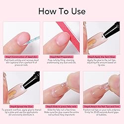 Curvlife Quick Drying 10g Semi Solid Nail Glue Gel