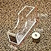Acrylic Gold Tape Dispenser , Modern Design Office Desk Accessory (Gold)