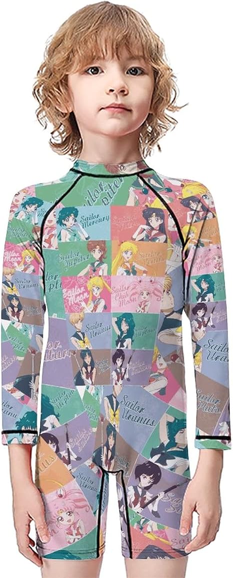 Amazon Co Jp 美少女戦士セーラームーン かわいい 水着 キッズ 女の子 ガールズ水着 女児水着 男の子の水着 ワンピ男の子 女の子 子供 学生 可愛い ワンピースタイプの水着ース水着 スクール水着 スイムウエア 6 14歳 ホーム キッチン