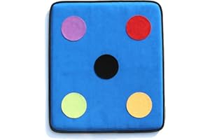 LEONARK Microfiber Fencing Target for Hema Saber Foil and Epee with one/Five Bullseye - Self-Training Auxiliary Sword Target - Home Fencing Equipment for Child and Adult Fencer