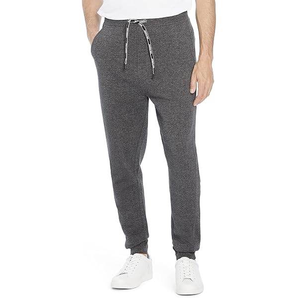 Pantalones Jogger Kenneth Cole Reaction Para Hombre – Pack De 2 (negro Y Gris), Ajuste Delgado, Tejido Elástico, Ideal Para Gimnasio O Diario