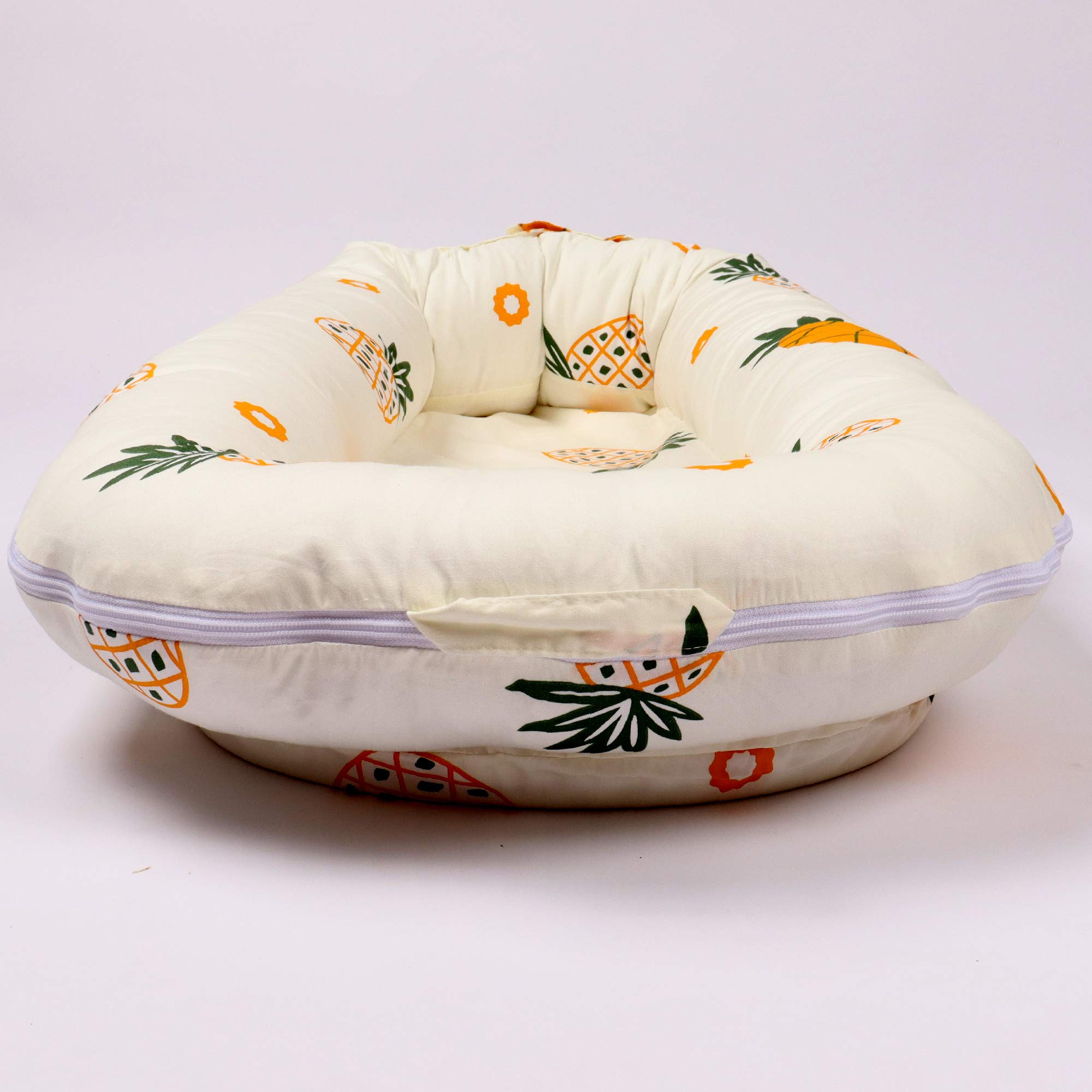 DockATot Deluxe Lounger Cover - 100% Cotton, Hypoallergenic Replacement - Pineapples