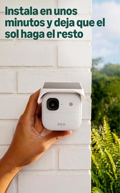 Solaris 2K+ (última geração), Câmara de Segurança Inteligente sem Fios, Alimentada a Energia Solar, Vídeo 2K, Módulo de Sincronização, 1 Câmara (Branca)