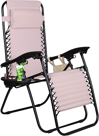 Gartenliege Klappliege Mit Kopfstutze Und Beistelltisch Sonnenliege Relaxliege Colore Rosa Amazon De Kuche Haushalt