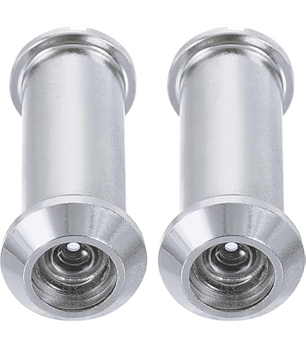 220-Degree Door Peephole Viewer 3-Pack | Solid Brass Peephole With Cover For 1.5-2.25 Inch Thick Doors