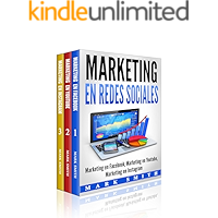 Marketing en Redes Sociales : Marketing en Facebook, Marketing en Youtube, Marketing en Instagram (Libro en Español… book cover