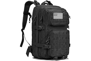 G4Free 45L Military Tactical Backpack 3 Day Assault Survival Molle Pack Bug Out Bag Travel Fishing Backpack Rucksack