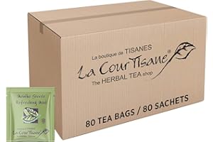 La Courtisane Herbal Tea Refreshing Mint, Kosher, Gluten-Free, 80 Count, 299g