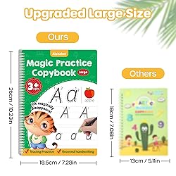 Large Magic Grooved Practice Copybook 5 Pack with