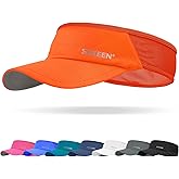 Sukeen Sports Sun Visor Men Women Lightweight Packable Cooling Stretchy Visor Hat for Running, Tennis, Golf