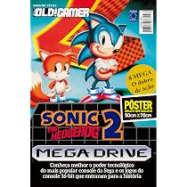 Mega Drive - Sonic the Hedgehog 2 - Superpôster OLD!Gamer | Amazon