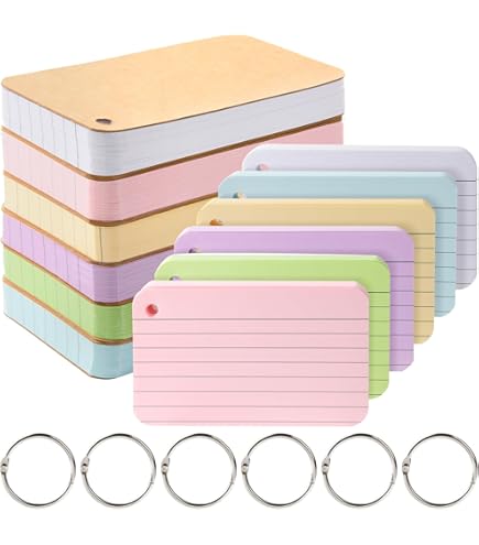 Hamilco 100-Pack Blank Index Cards - 5x8 Inch Cream Cardstock, 80lb Cover  Weight For Printing