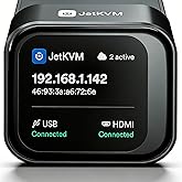 BitPC JetKVM Open-Source IP KVM Switch jetkvm Computer remotely Control lP/MAC/HDMl/USB Touchscreen LCD USB-C(Power/Keyboard/