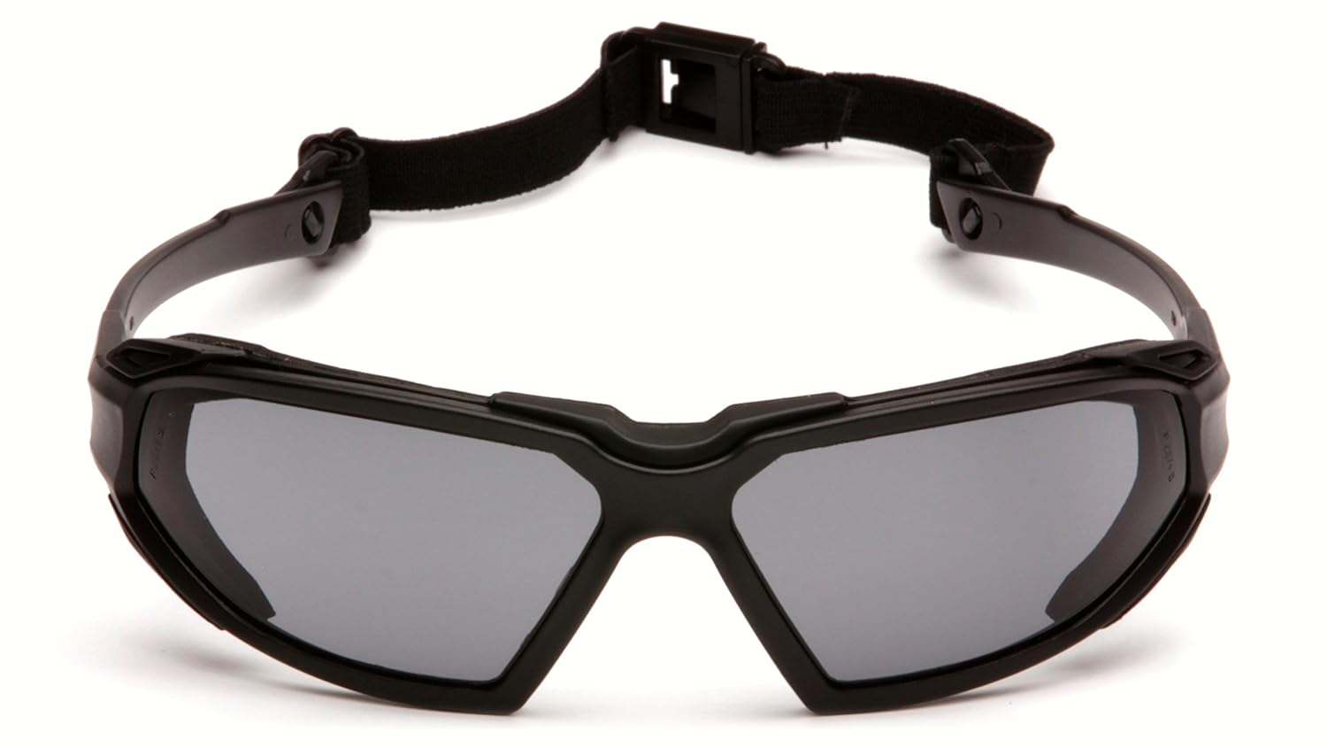 Pyramex Highlander Safety Eyewear, Black Frame/Gray Anti