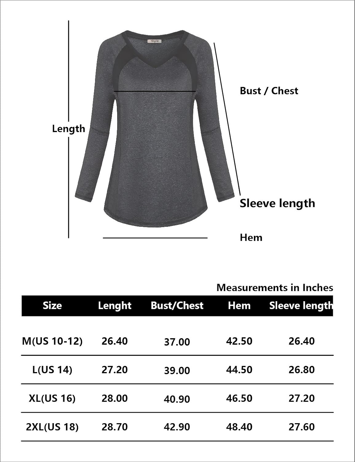 Hibelle Women's Long Sleeve Activewear Yoga Running Workout T-Shirt Tops at  Women’s Clothing store