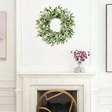 COLORSPEC Eucalyptus Wreath 20 Inch Front Door Decor Green Spring view 8