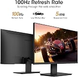 KOORUI 24 Inch FHD 1920x1080 100Hz Monitor, Built-in Speakers, VESA Mount, HDMI view 3