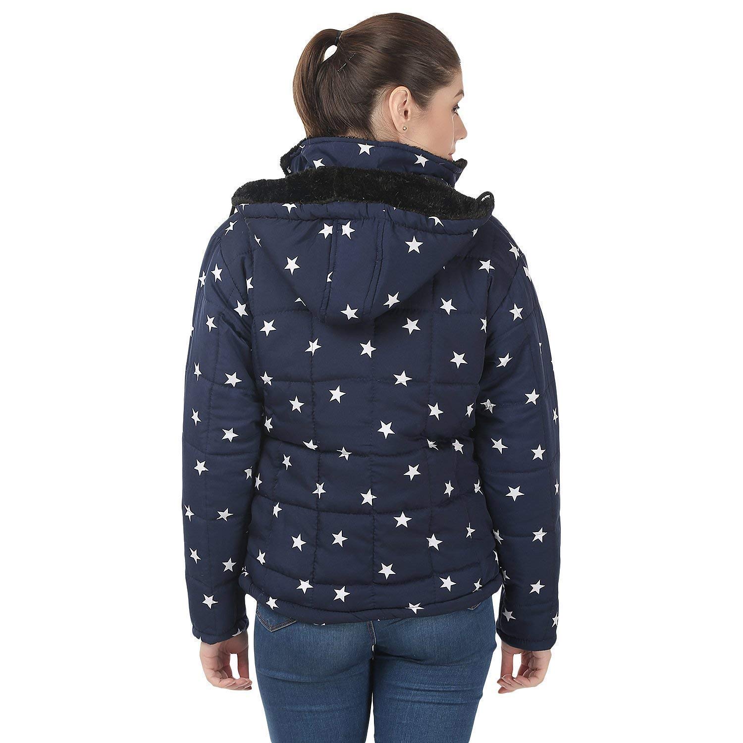 my swag women's full sleeve quilted jacket