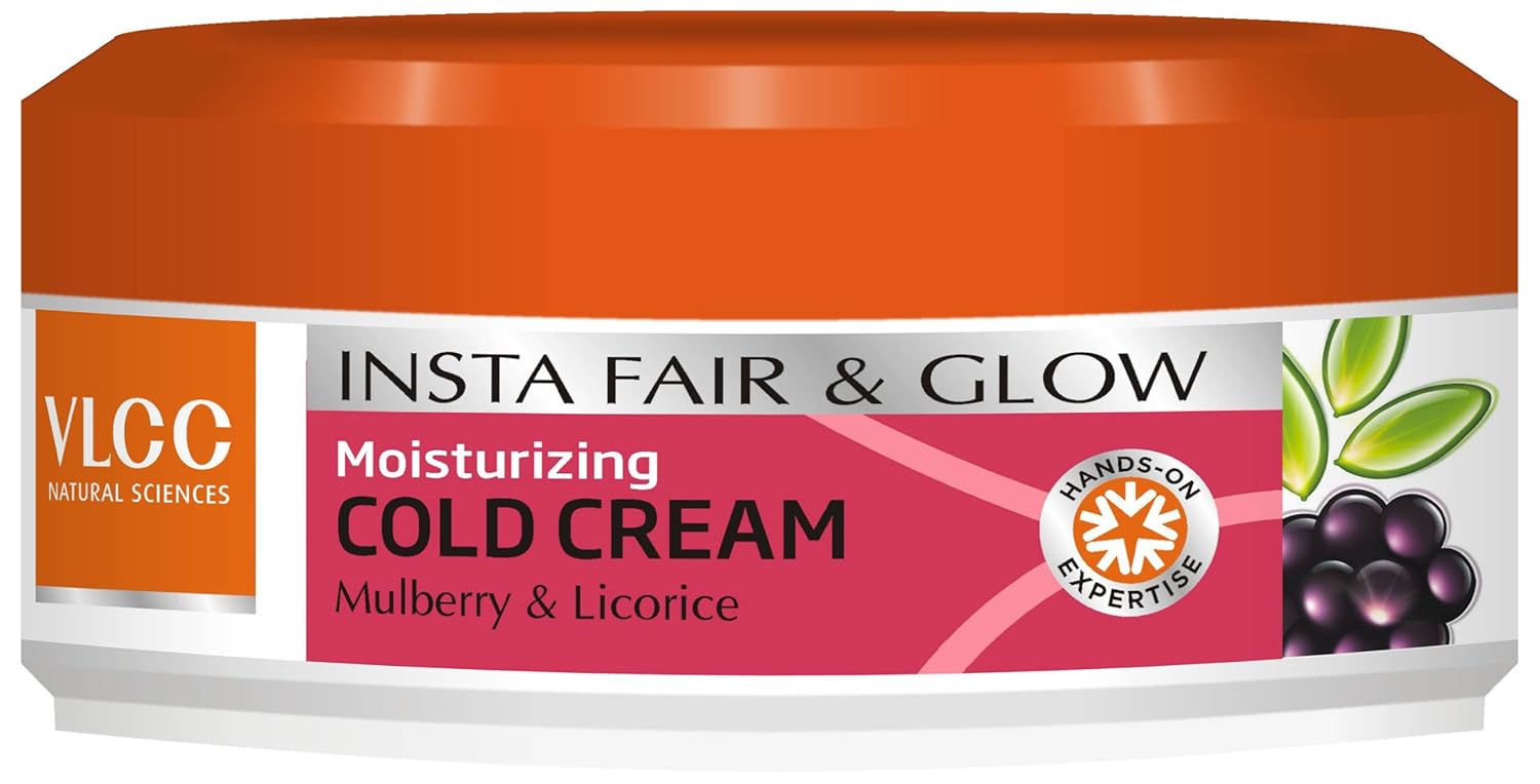 vlcc insta fair and glow moisturizing cold cream